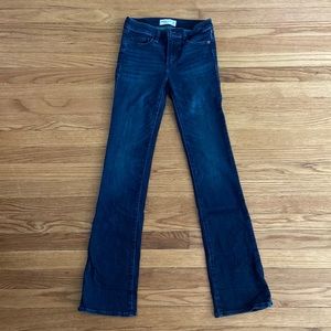 Abercrombie and Fitch mid rise boot cut jeans